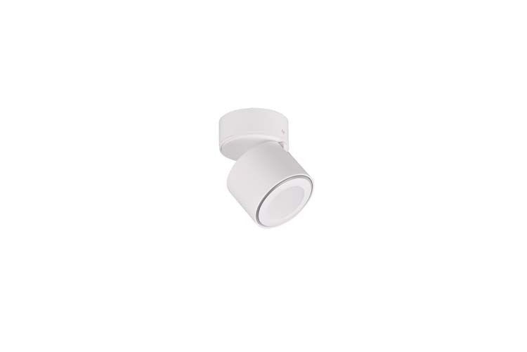 Spot en applique blanc mate incl 1x3W/340Lm+1x1,5W/110Lm LED/ 3000K