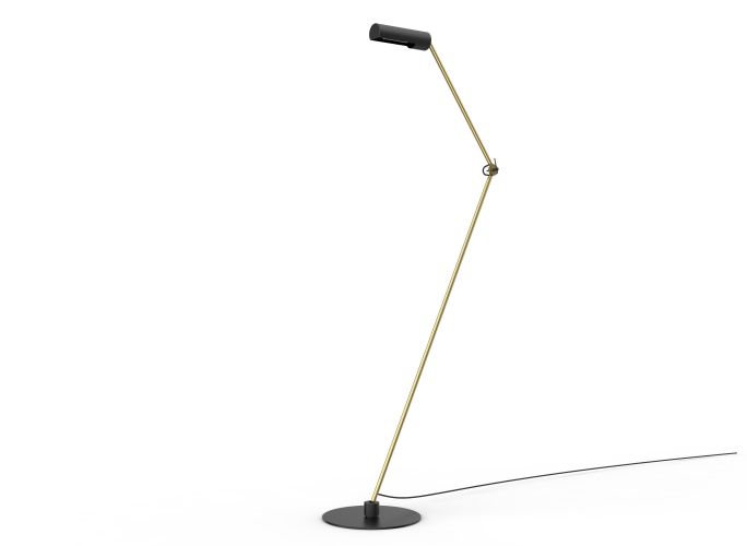 SLENDER Vloerlamp E27/25W Zwart