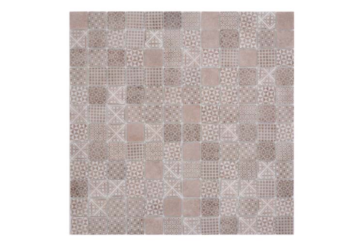 Mozaïek Eco mix patchwork beige 31,5 x 31,5 cm