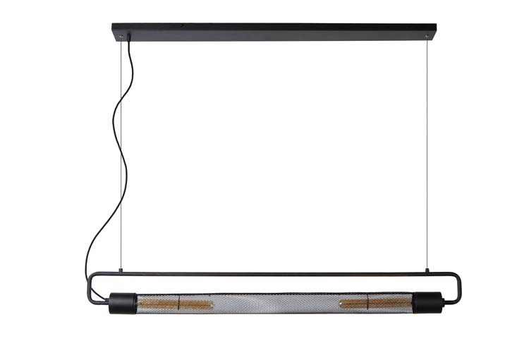 Lucide CALIXT - Hanglamp - 2xE27 - Zwart