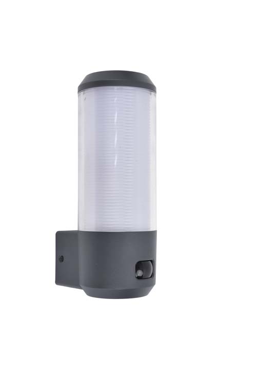 Buitenverlichting wandlamp donkergrijs sensor