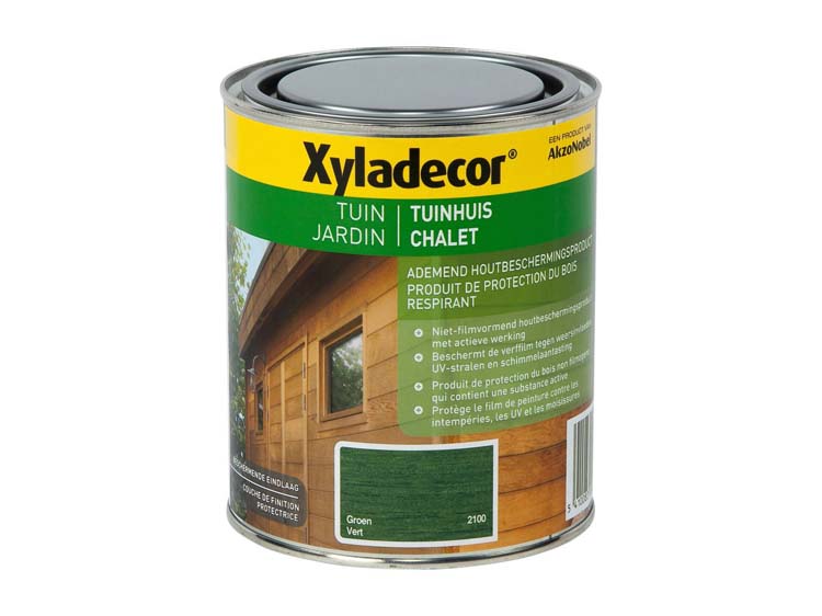 Xyladecor houtbeits tuinhuis 0,75l groen