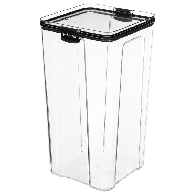 Boîte de rangement Sistema ultra noire 4 L