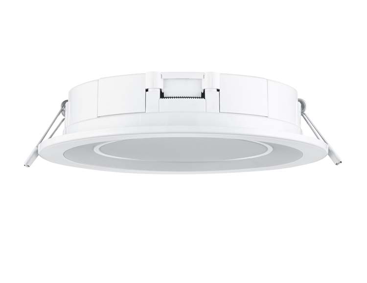 Spot encastré blanc mate incl 1x12,5W LED/ 3000K/ 900Lm D14,5cm