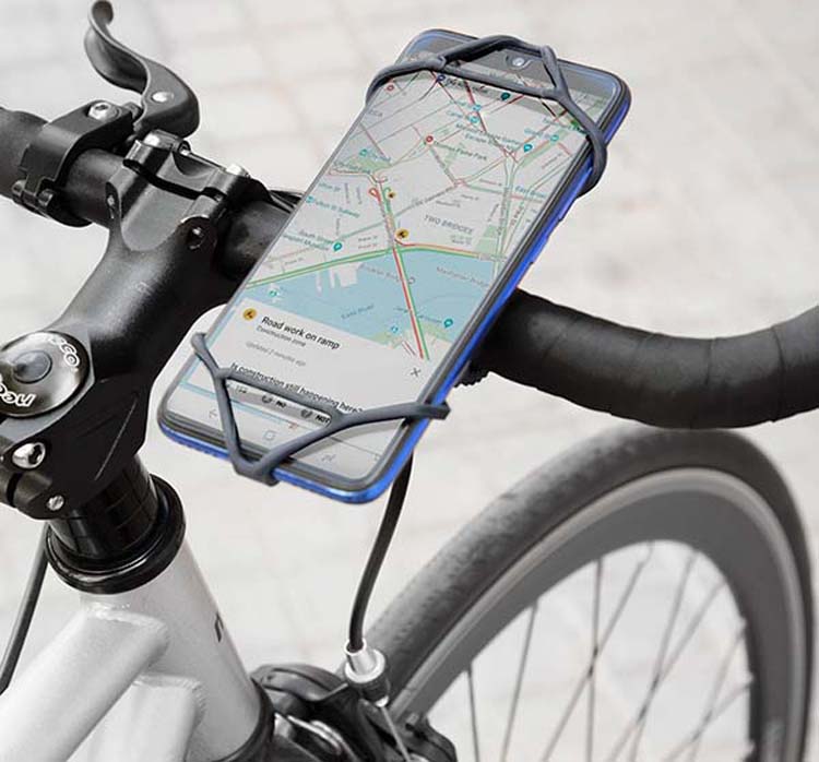 Support universel pour smartphones sur le vélo