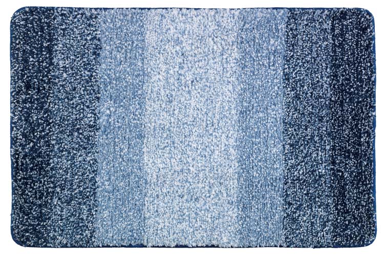 Badmat Wenko Luso 60x90cm blauw