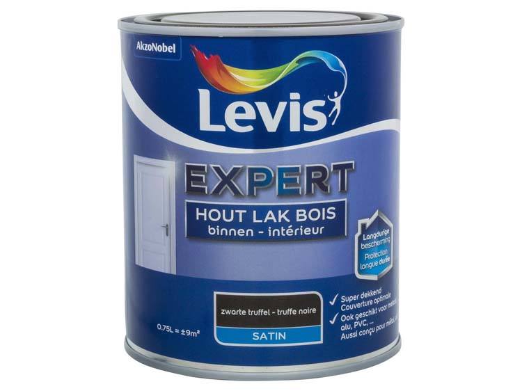 Levis Expert laque intérieur satin 0,75l truffe noire