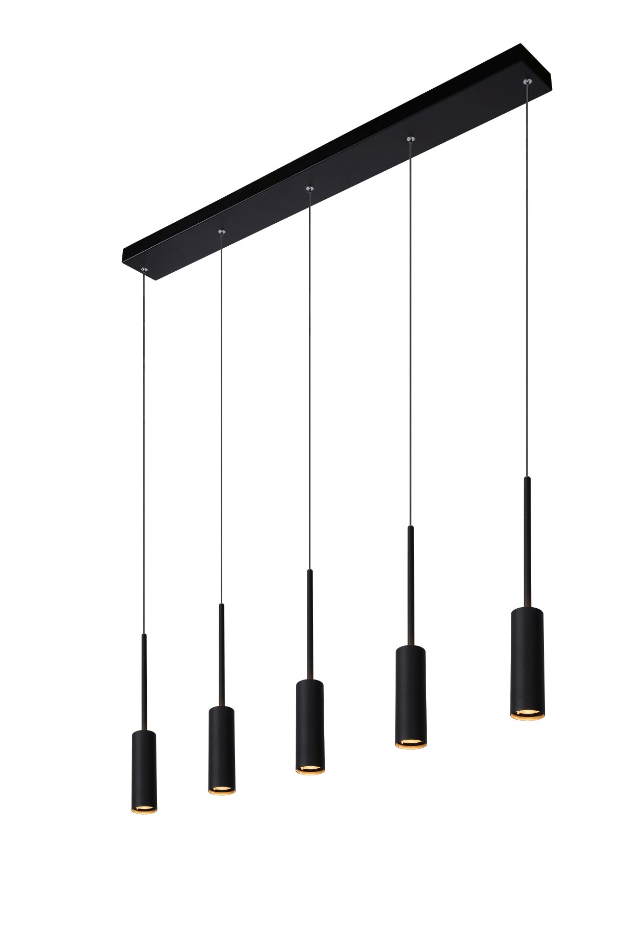 TUBULE Suspension Led 5X7W 2700K Noir