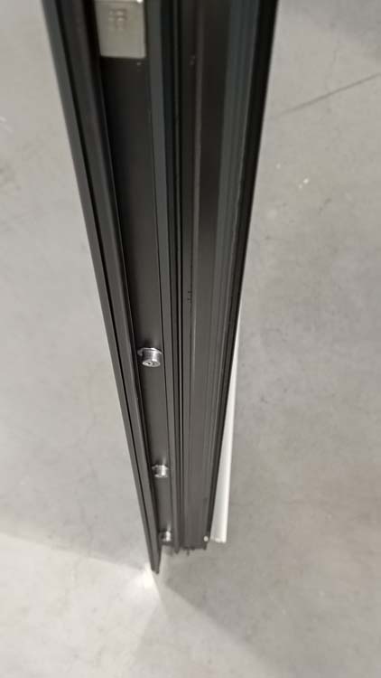 Porte extérieure alu Faro anthracite D sur mesure