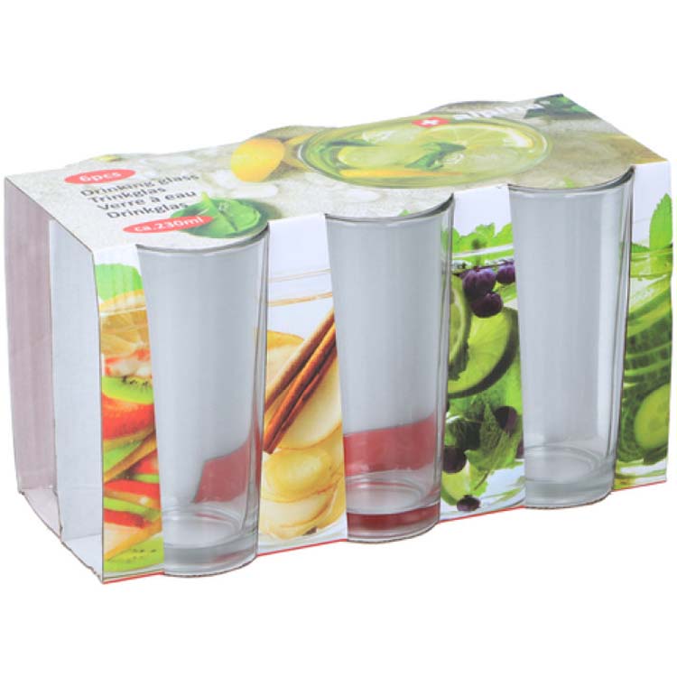 Drinkglas 230 ml 6 stuks