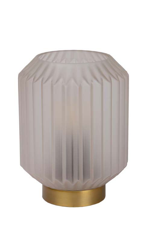 Lampe de table - Ø 13 cm - 1xE14 - Blanc