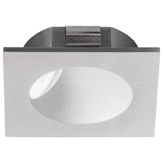 Inbouwspot LED - 80x80MM - 2W - Nikkel