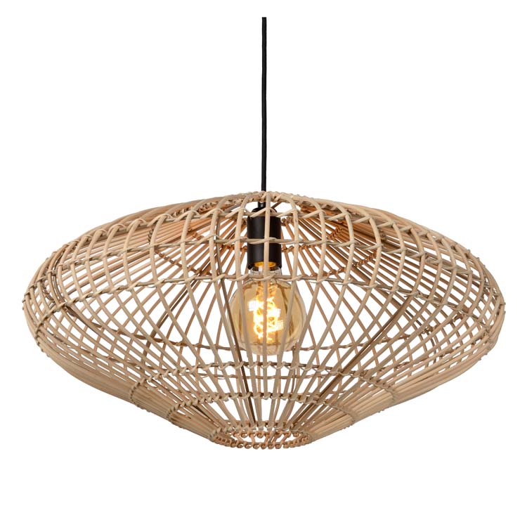 Lucide MAGALI - Hanglamp - Ø 56 cm - 1xE27 - Naturel