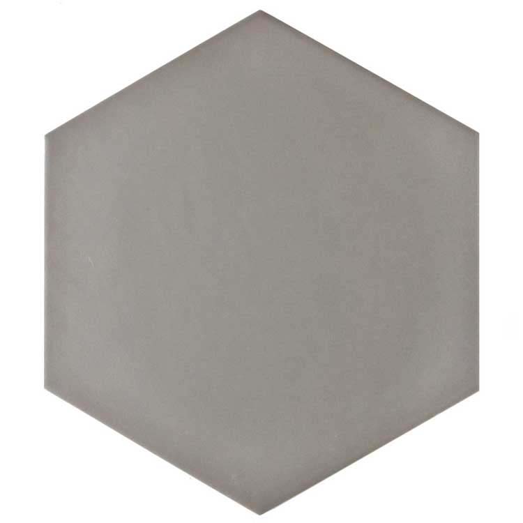 Échantillon carrelage/faïence hexagone grise