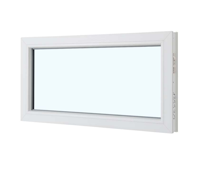 Châssis fixe pvc blanc budget L2500XH2100 mm