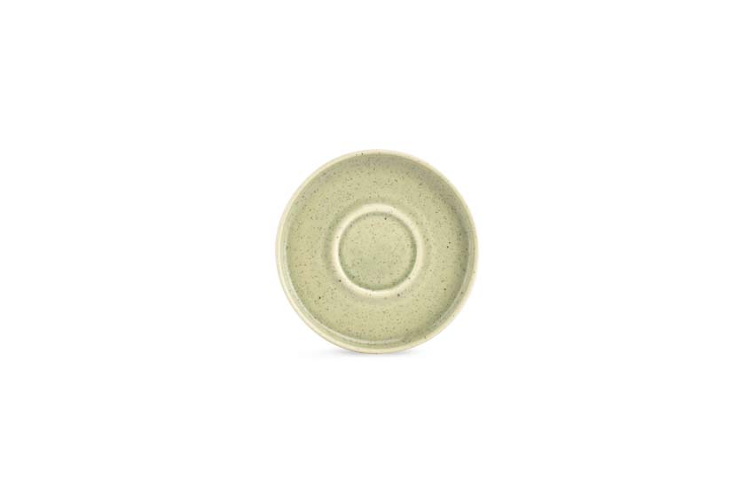 Assiette ronde Blush sauge vert 14,5 cm