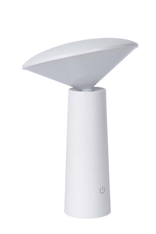 Lampe de table Extérieur - Ø 13,7 cm - LED Dim. - 1x4W 6500K - IP44 - Blanc