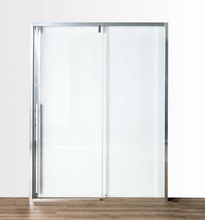 Porte coulissant de douche Ulrich 156-160x200cm chrome