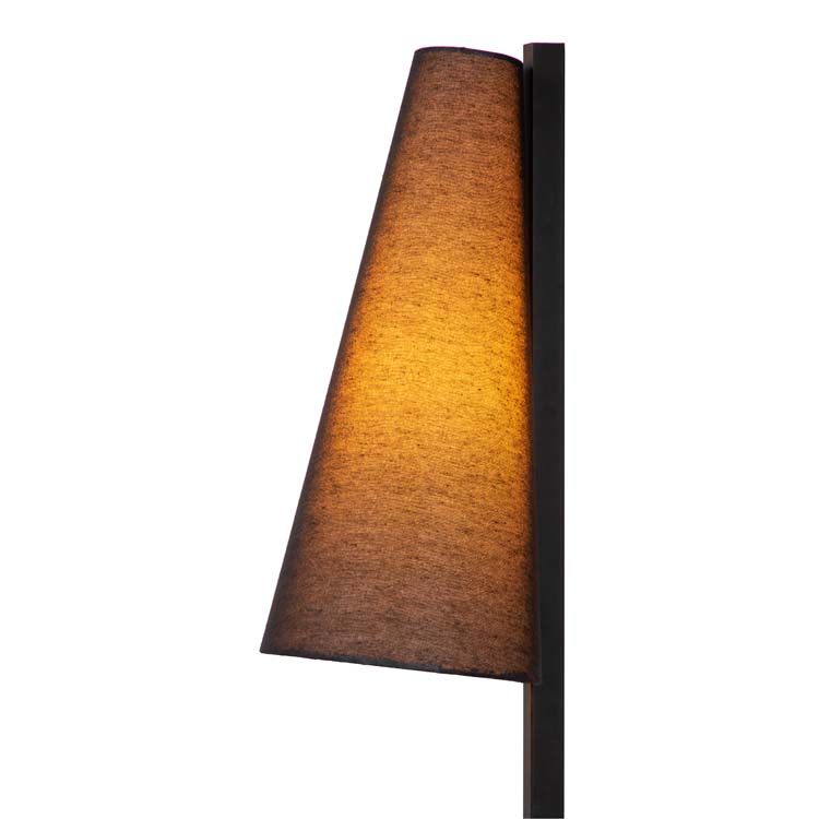 Lucide GREGORY - Vloerlamp - 1xE27 - Zwart