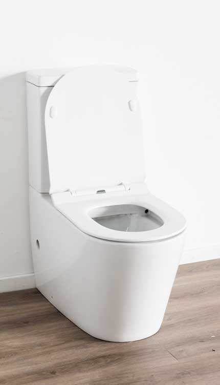 Staand toilet Gerok wit rimless met Geberit binnenwerk