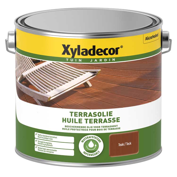 Xyladecor terrasolie teak 2,5L