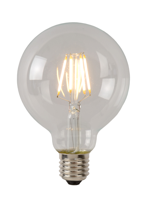 LED Bulb - Ampoule filam - Ø 9,5 cm - Dim. - E27 - 1x5W - Trans