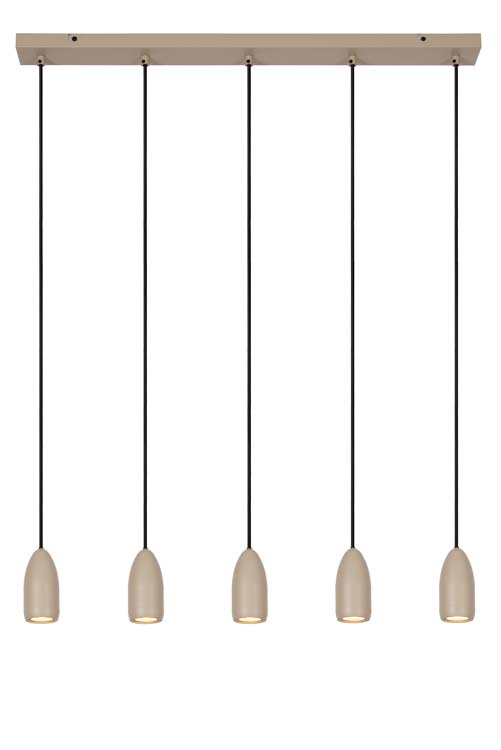 EVORA - Hanglamp - Ø 10 cm - 5xGU10 - Taupe