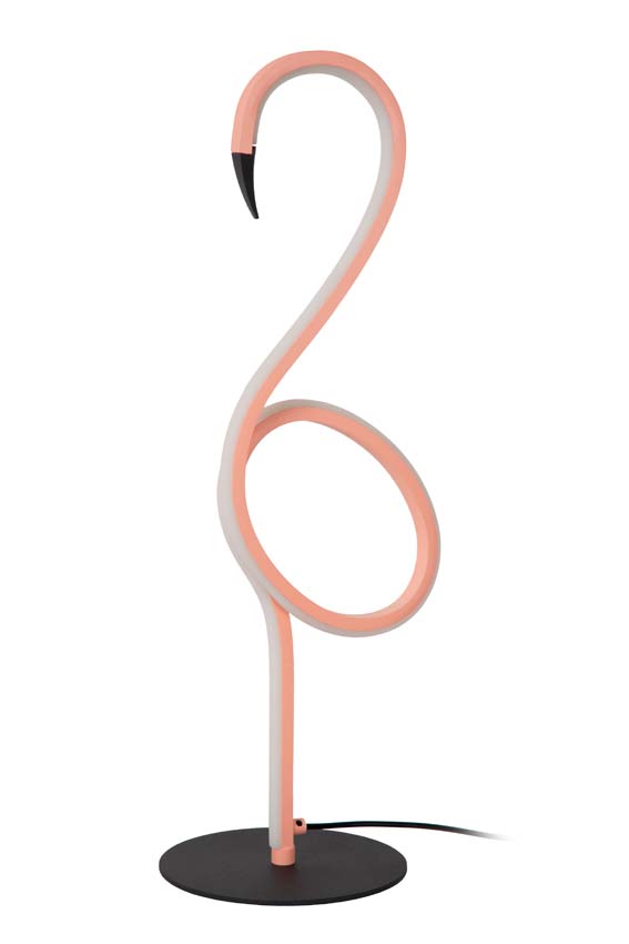 Lucide FLAMINGO - Lampe de table - LED Dim. - Rvb - Rose