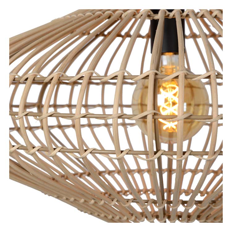 Lucide MAGALI - Hanglamp - Ø 56 cm - 1xE27 - Naturel