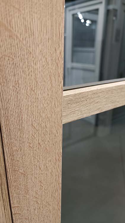 Complete deur pro steel look RW Oak 3R fumé 73x201.5cm Links