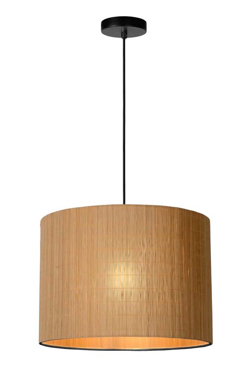 Lucide MAGIUS - Hanglamp - Ø 42 cm - 1xE27 - Licht hout