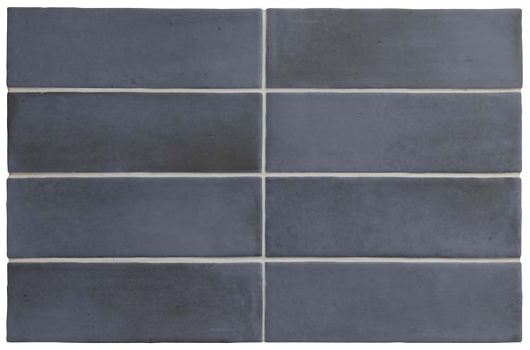 Carrelage sol/mur Nono blue night mat 5x15cm