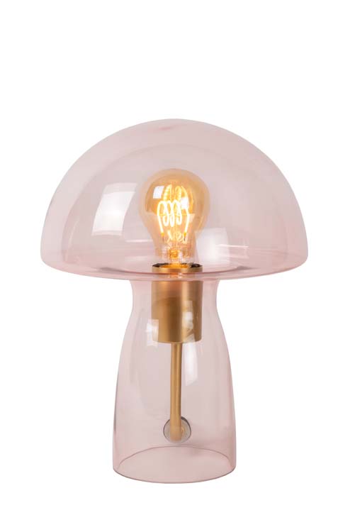 Lucide FUNGO - Lampe de table - 1xE27 - Rose