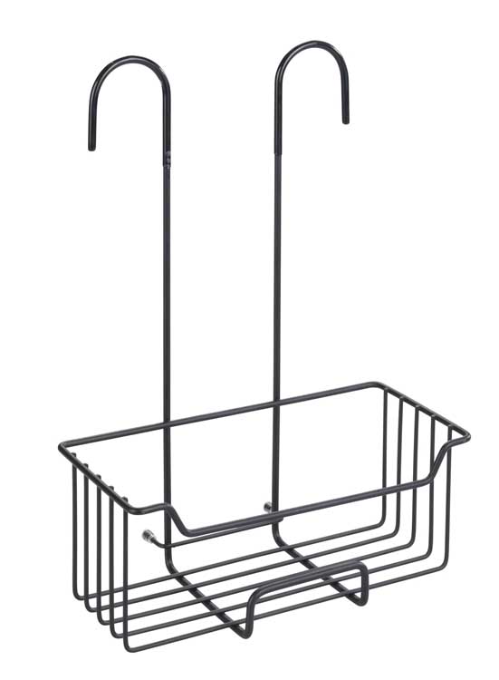 Etagère de douche Milo 25x36x14cm noir