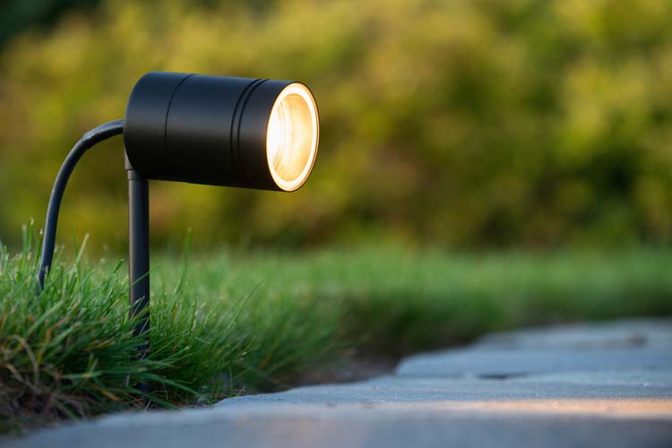 ARNE-LED - Spot de jardin - Ø 6,3 cm - LED - GU10 - 1x5W - Noir