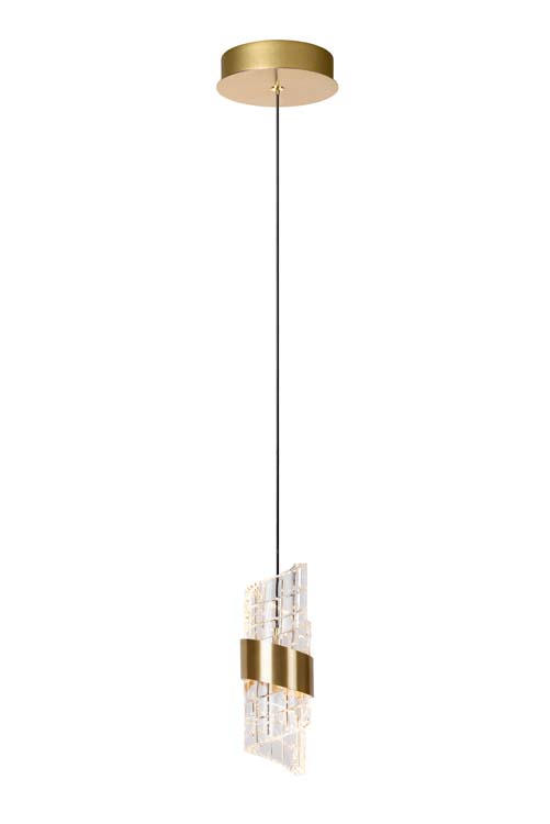 KLIGANDE - Suspension - Ø 13 cm - LED - 1x9W 2700K - Or Mat / Laiton