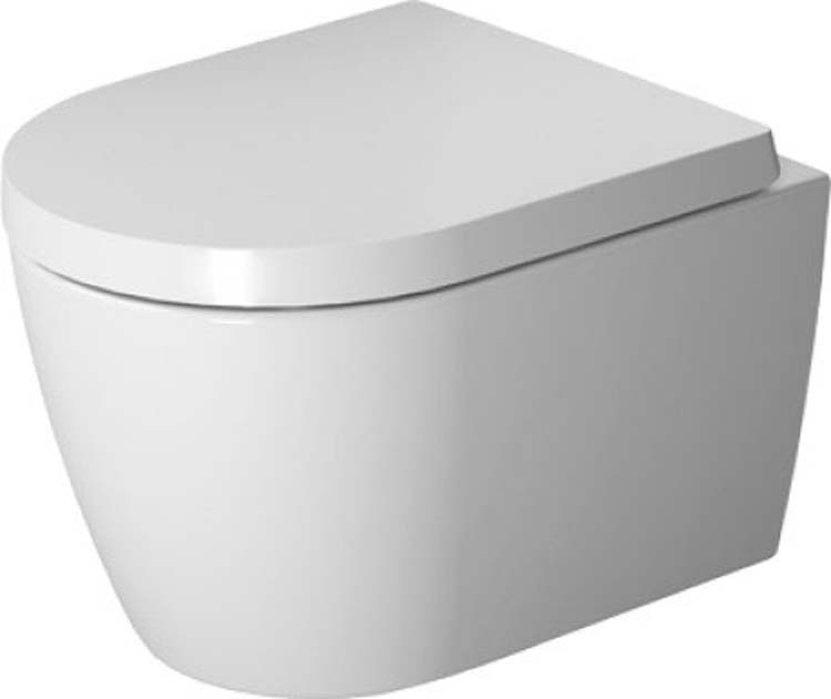 Toilette suspendue Duravit Me By Starck rimless avec siège soft close 