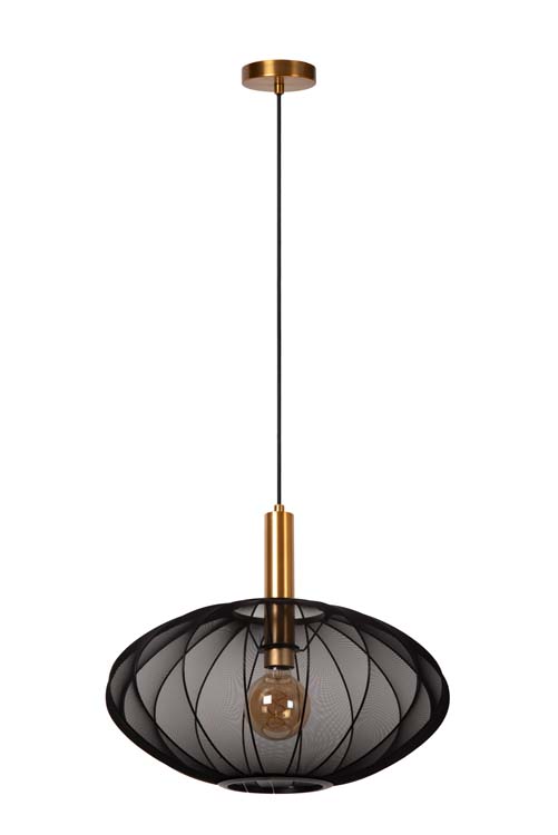 CORINA - Hanglamp - Ø 50 cm - 1xE27 - Zwart