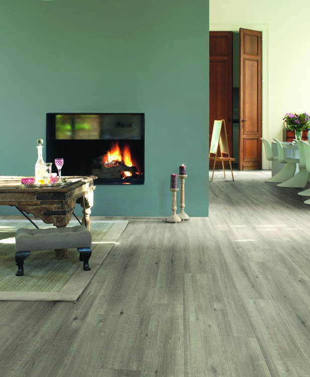 Laminaat Quick-step Impressive Ultra 12mm - Eik grijs met zaagsneden