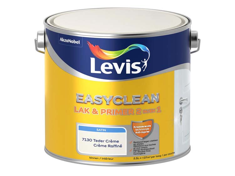 Levis Easyclean lak satin teder crème 2,5L