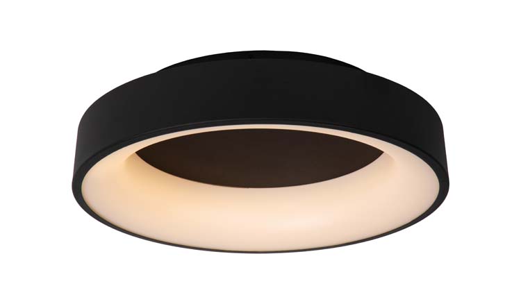 Lucide MIRAGE - Plafonnier - Ø 45 cm - LED Dim. - 1x33W 2700K - Noir