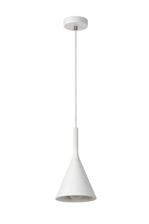 Lucide GIPSY - Suspension - Ø 16,5 cm - E27 - Blanc