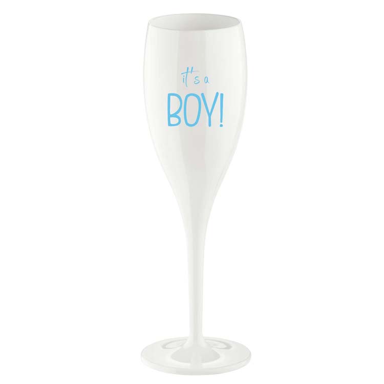 Champagneglas Cheers quote It's a boy