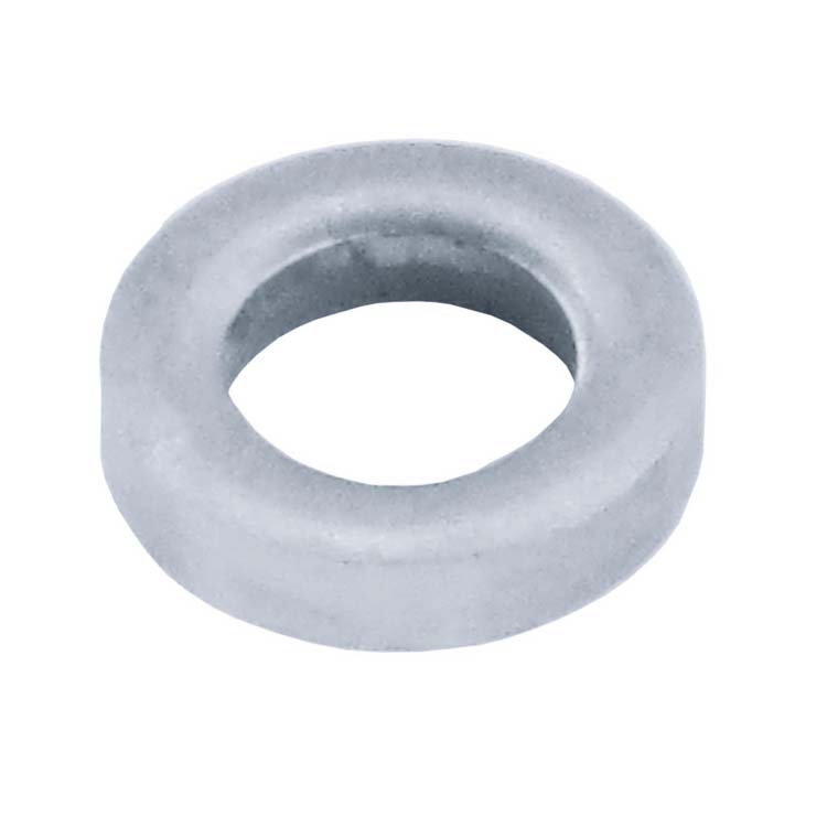 Ring paumel 80x80x2.5/2.5mm chroom geborsteld