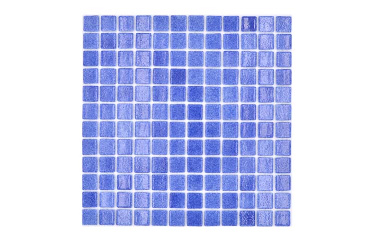 Mosaïque Eco marino bleue 31,6 x 31,6 cm