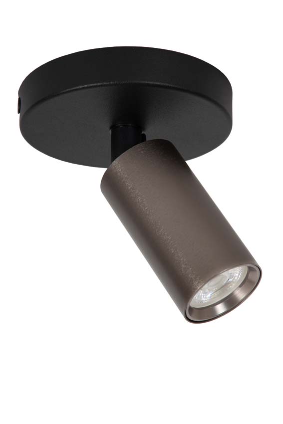 Lucide RITMO - Spot plafond - Ø 10 cm - 1xGU10 (MR11) - Café