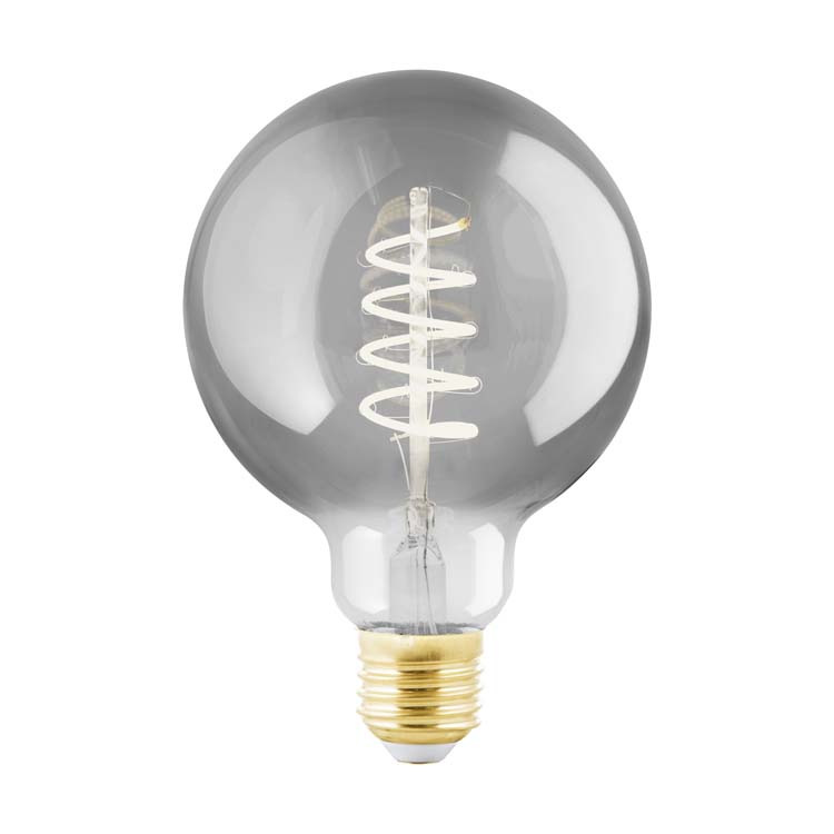 Lampe LED spirale smoke G95 E27 100LM dimmable