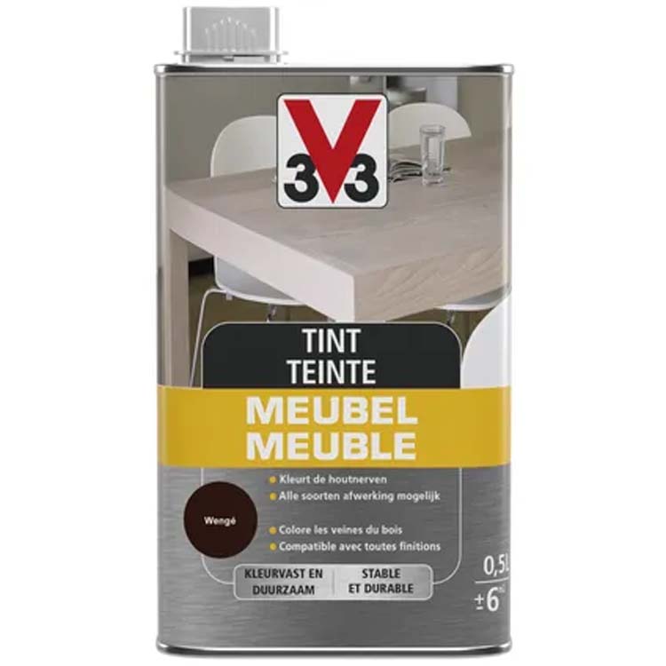 V33 abat-jour meuble déco wengé mat 0,5l