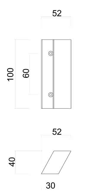 tirant de porte foggia small inox plus