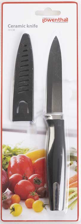 Keramisch mes zwart 10 cm
